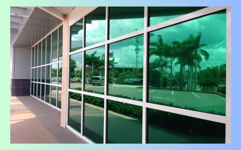 Mẫu decal dán kính văn phòng chống nắng - chống tia UV
